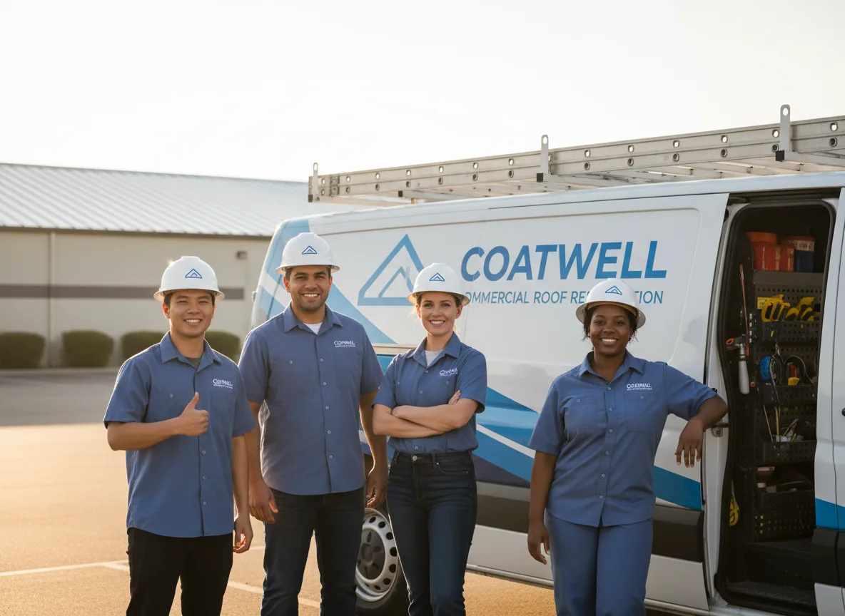 Commercial roof coating company in Ladonia, TX